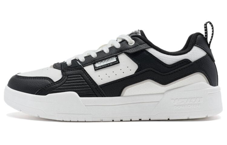 

Кроссовки XTEP Wujie Skateboard Shoes Women's Low-Top Black White, Черный, Кроссовки XTEP Wujie Skateboard Shoes Women's Low-Top Black White