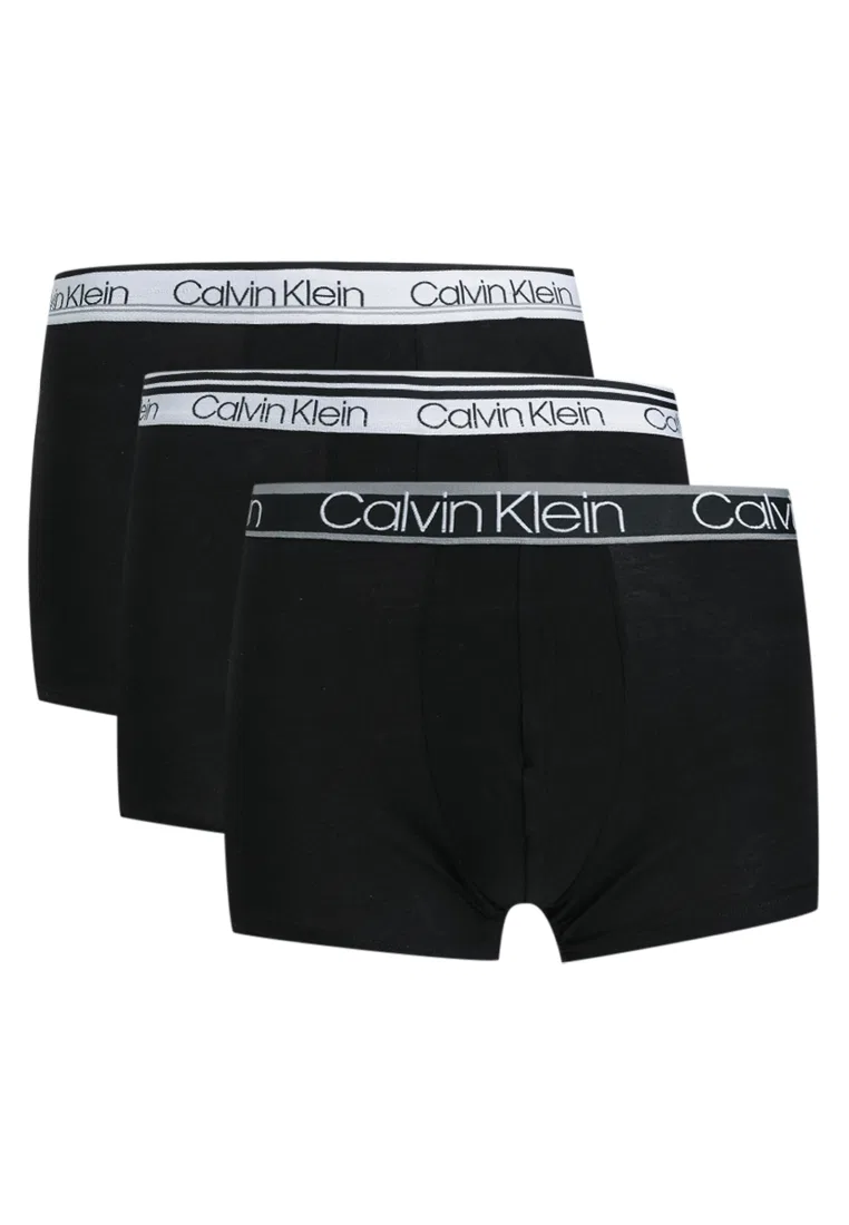 Трусы, 3 штуки в упаковке, Calvin Klein, черный