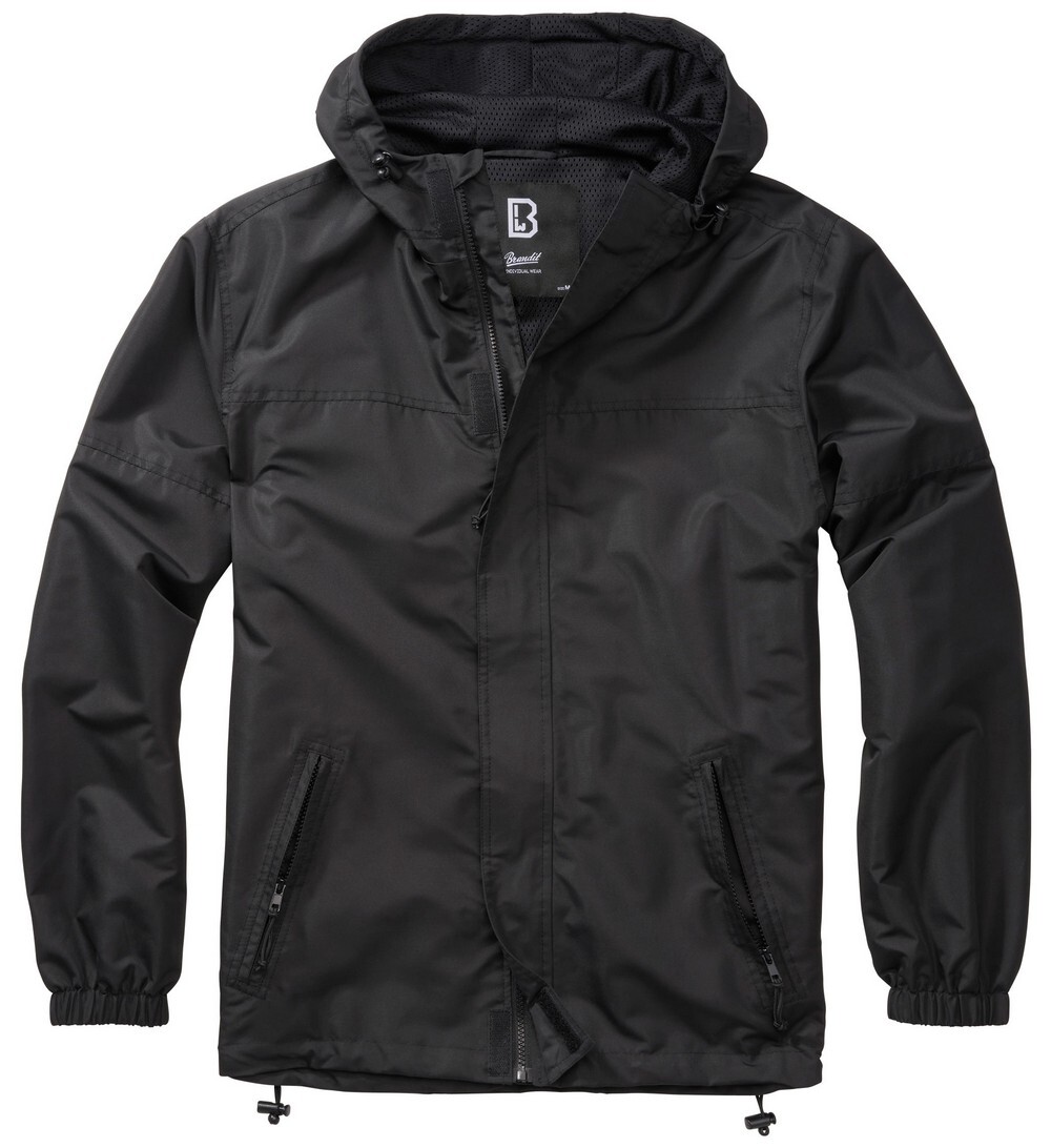 

Куртка Brandit Jacke Summer Windbreaker Frontzip, черный