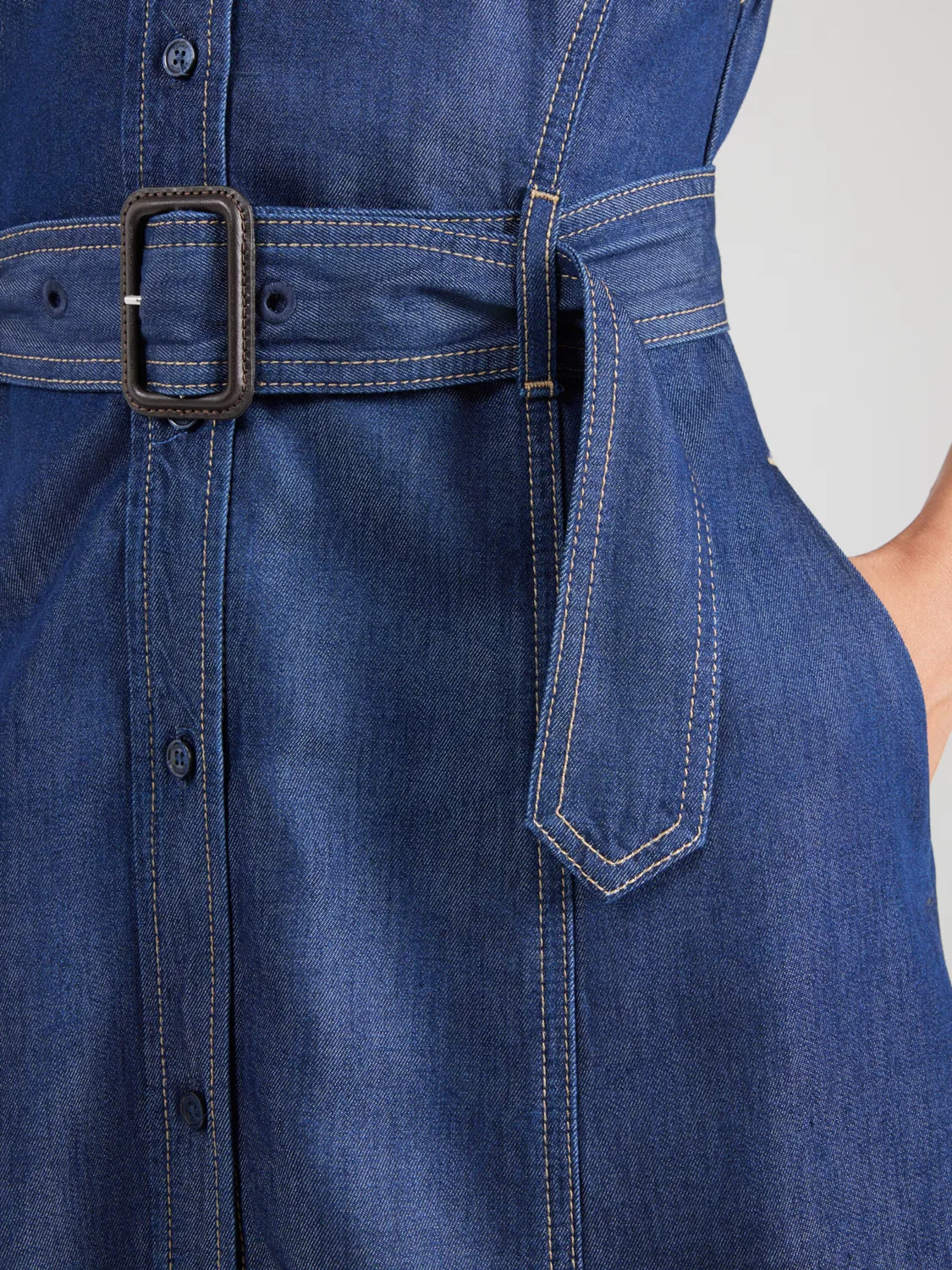 Платье-рубашка Tommy Hilfiger, Blue Denim — фото 2