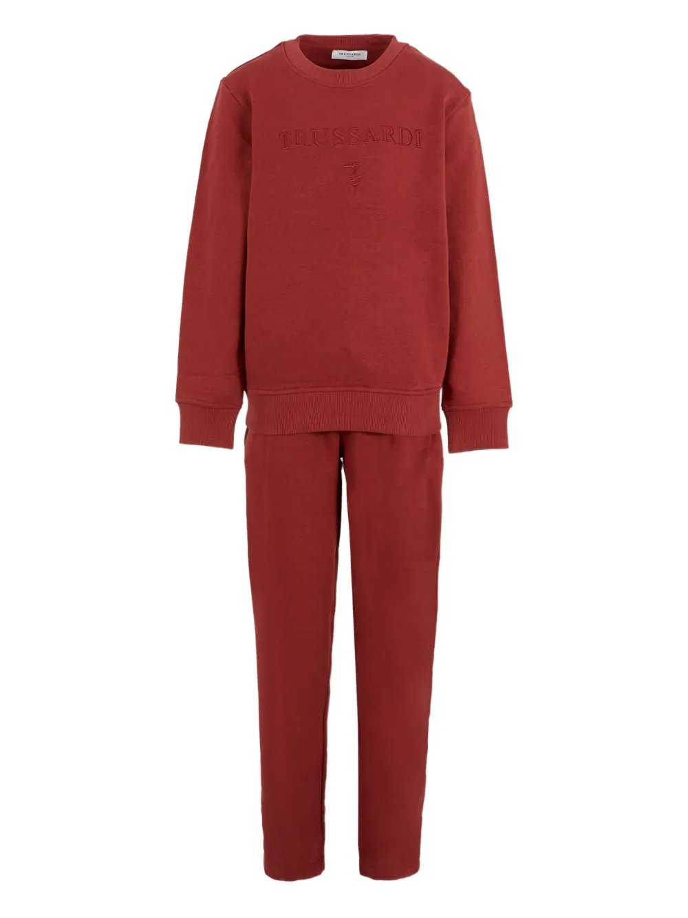 

Вышитый спортивный костюм TRUSSARDI JUNIOR, красный