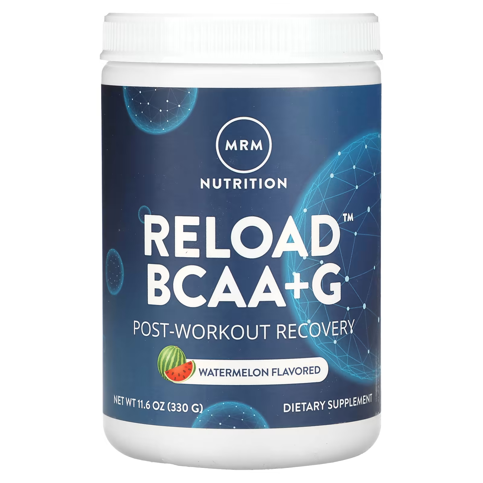 

Добавка MRM Nutrition Reload BCAA+G для восстановления после тренировки, арбуз, 330 г