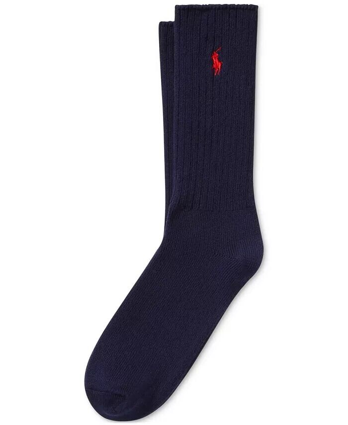 

Мужские одинарные классические носки Crew Polo Ralph Lauren, синий