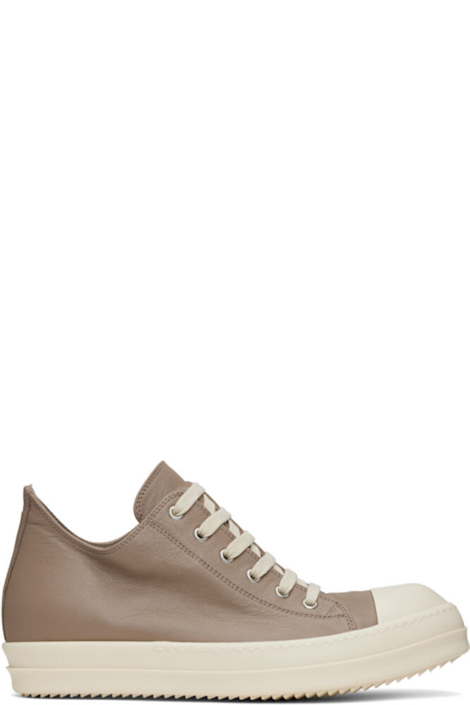 

Кроссовки Hollywood Low Sneaks серо-коричневого цвета Rick Owens