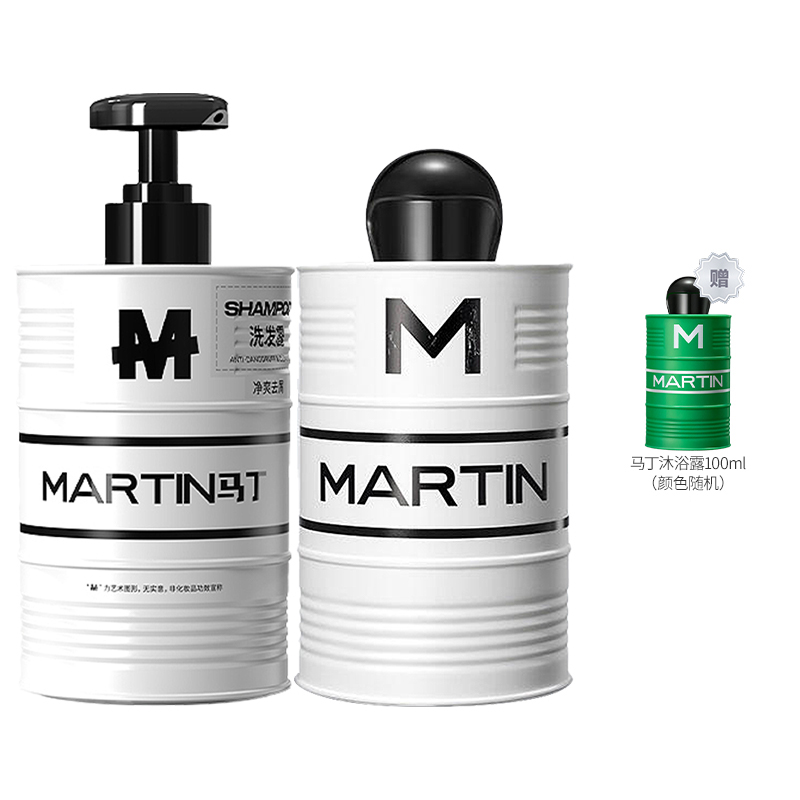 

DrMartens шампунь для контроля жирности и объема, глубокое очищение, освежающий стойкий аромат, 480г*1/480г*2 MARTIN, cedar fragrance shower gel 480g+refreshing dandruff treatment shampoo 480g