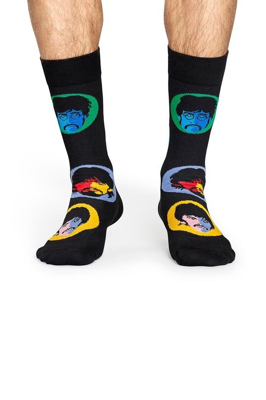 

Носки Битлз Happy Socks, черный