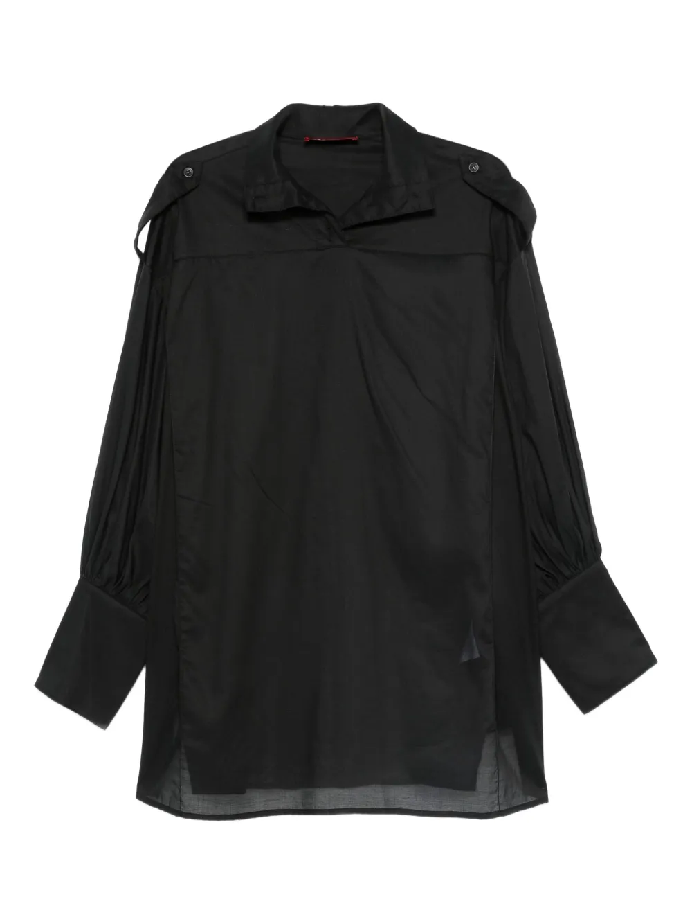 

Блузка с заниженной линией плеч THELATEST, черный