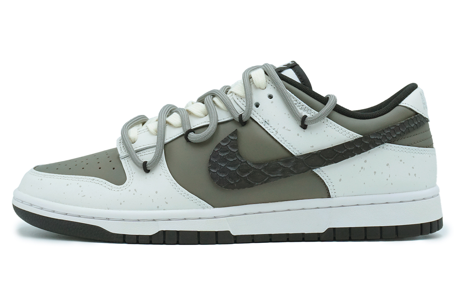 

Кроссовки Nike Dunk Skateboard Shoes Men Low-Top Brown Gray