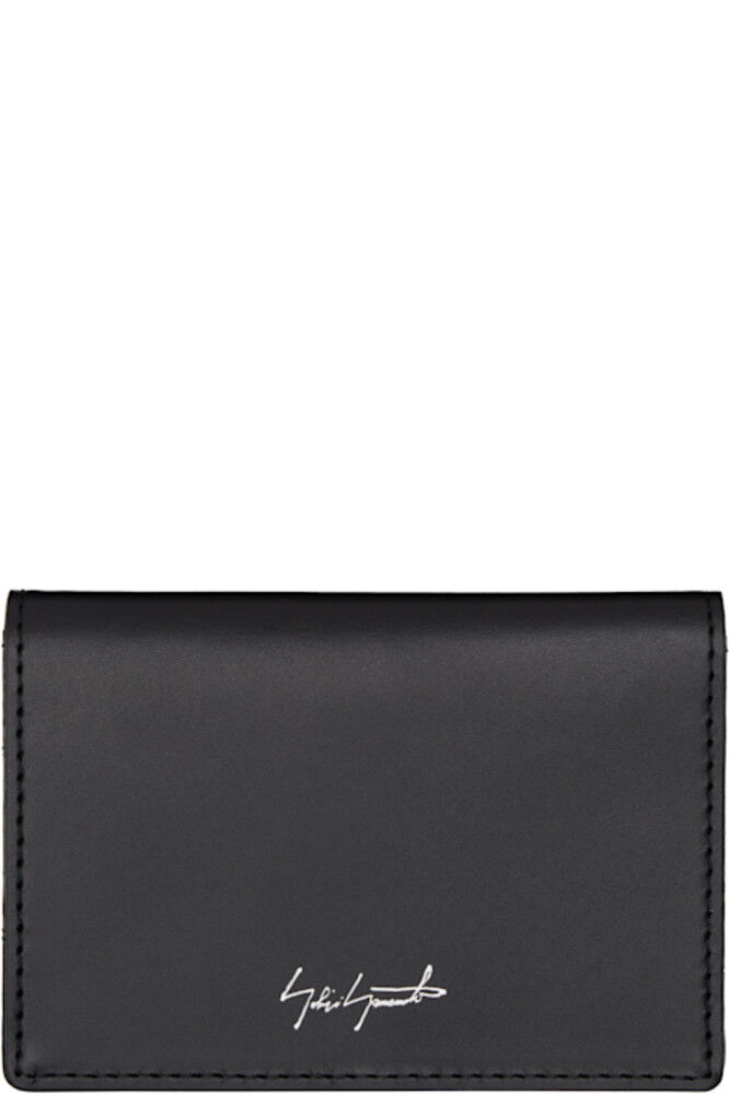 

Черный кожаный держатель для карт YOHJI YAMAMOTO