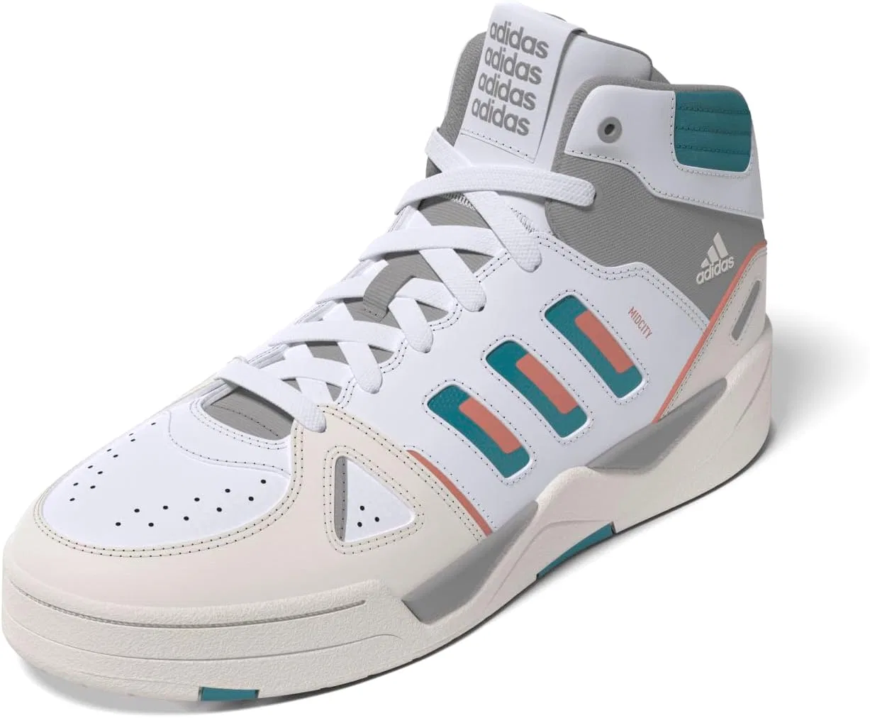 Мужские баскетбольные кроссовки Adidas Midcity Mid, Ftwr White Arctic Fusion Off White