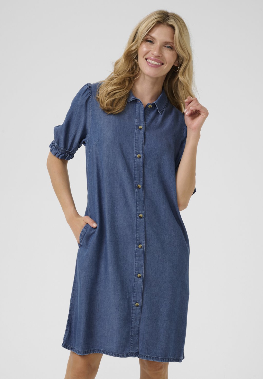 

Джинсовое платье Cream, цвет Toronto Medium Blue Denim