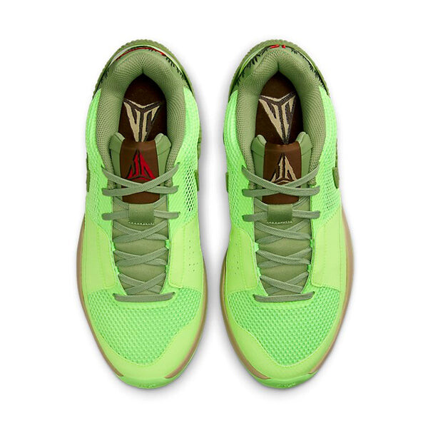 Кроссовки Nike Ja 1 NRG EP 'Halloween', цвет lime blast/oil green/black/hemp/cacao wow — фото 3