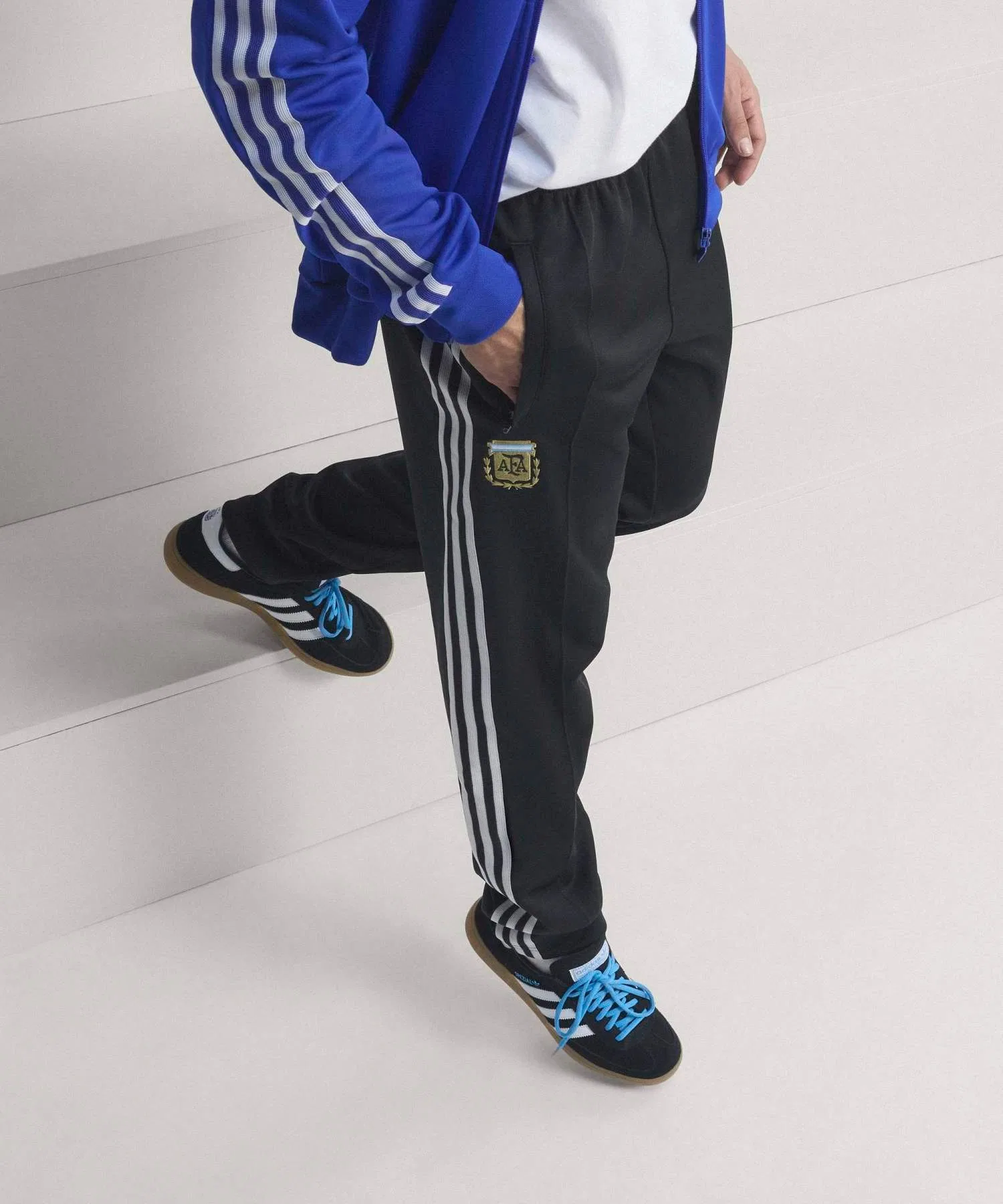 Оригинальные спортивные штаны сборной Аргентины / adidas — фото 2