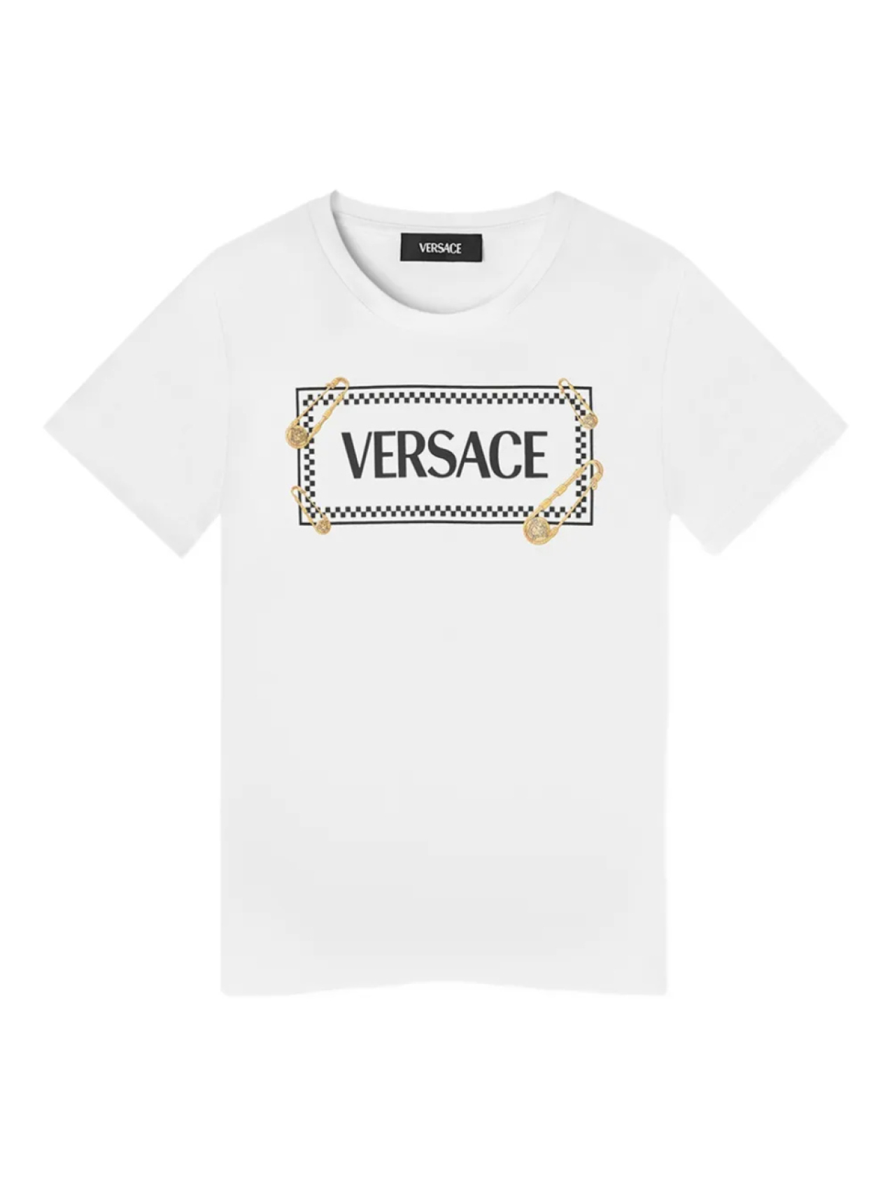

Versace Kids футболка с логотипом, белый