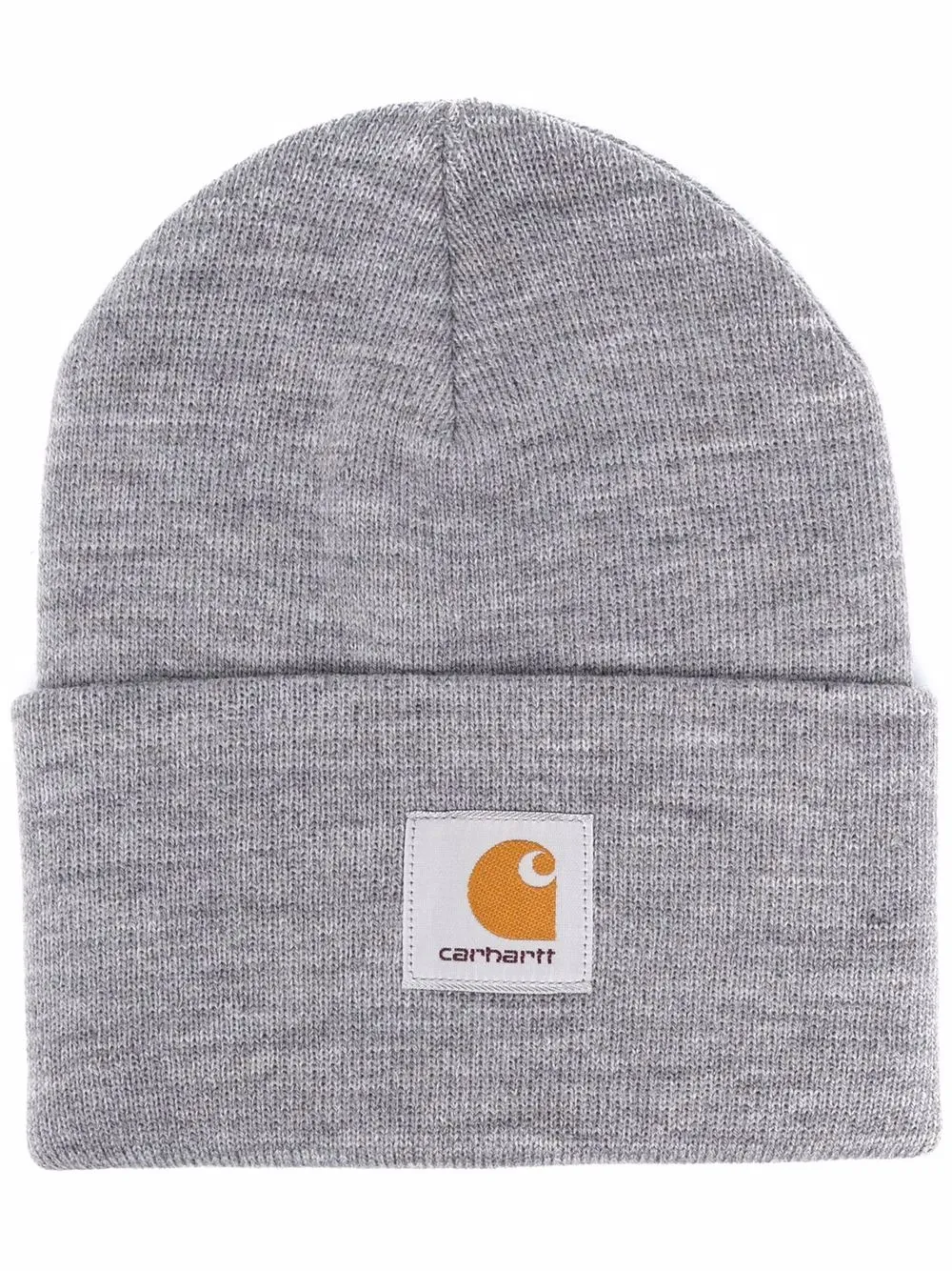 

Шапка бини с нашивкой-логотипом CARHARTT WIP, серый