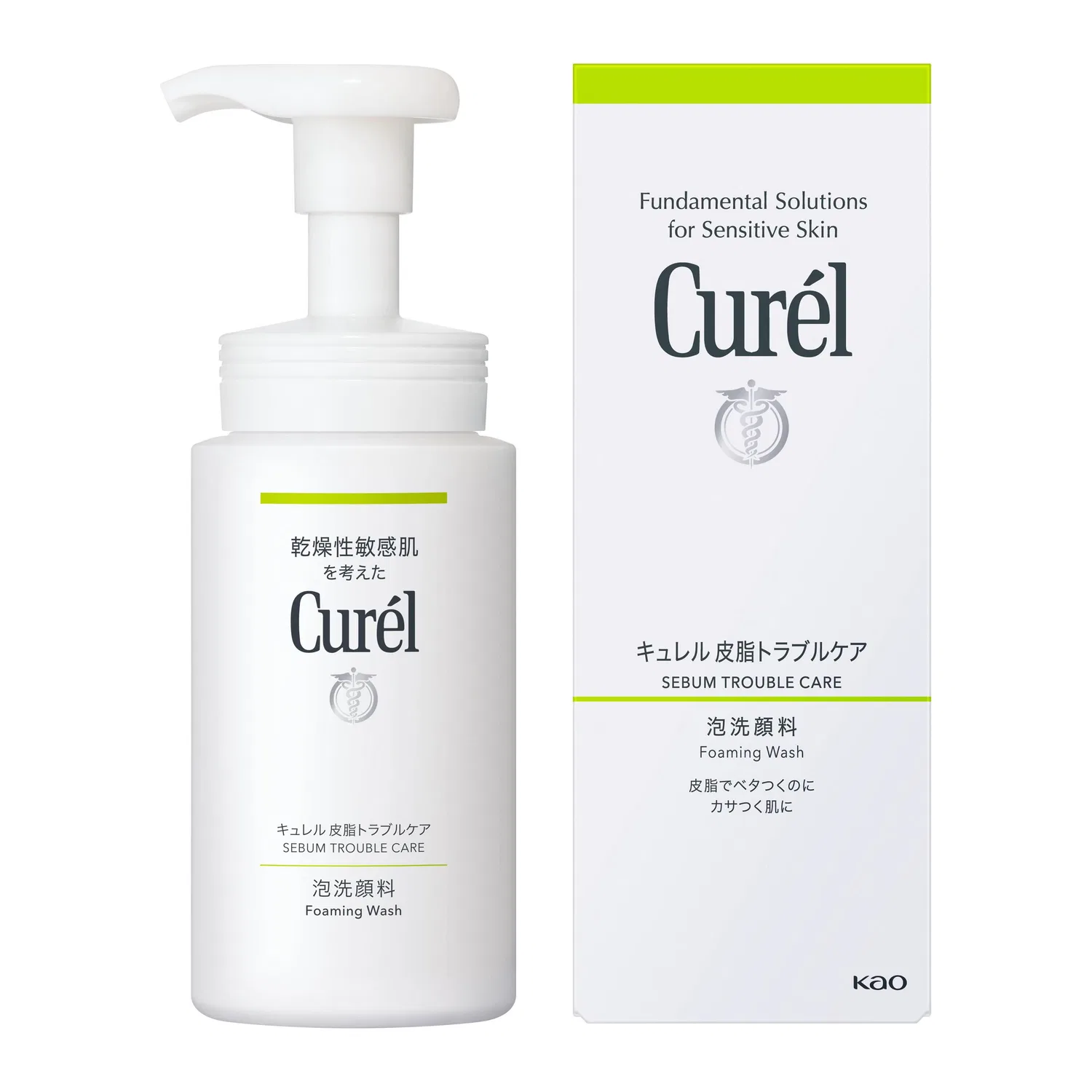 Пенка для умывания Curel — Oil Control Foam Curél ×, 130 мл — фото 3