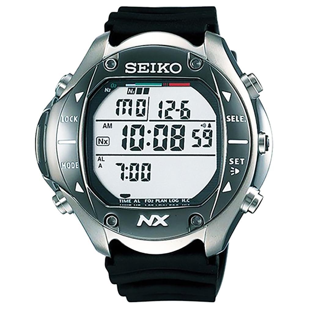 

SEIKO Электронные часы с резиновым ремешком 34*32 мм мужские часы серый циферблат