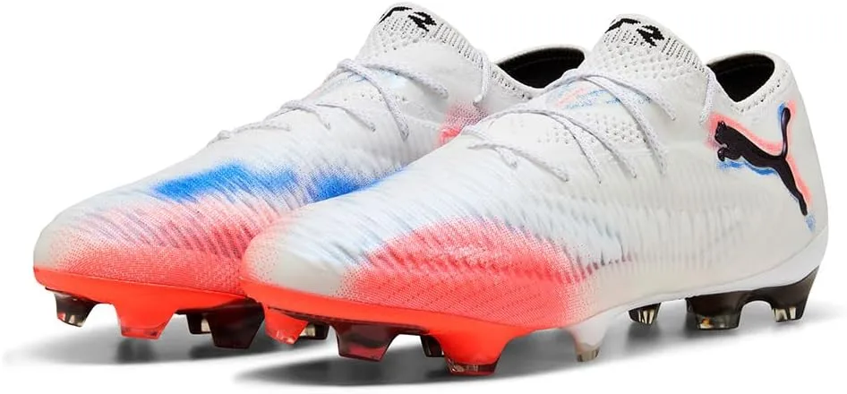 Кроссовки PUMA Future 8 Ultimate Low FG Hot Pursuit унисекс, белый