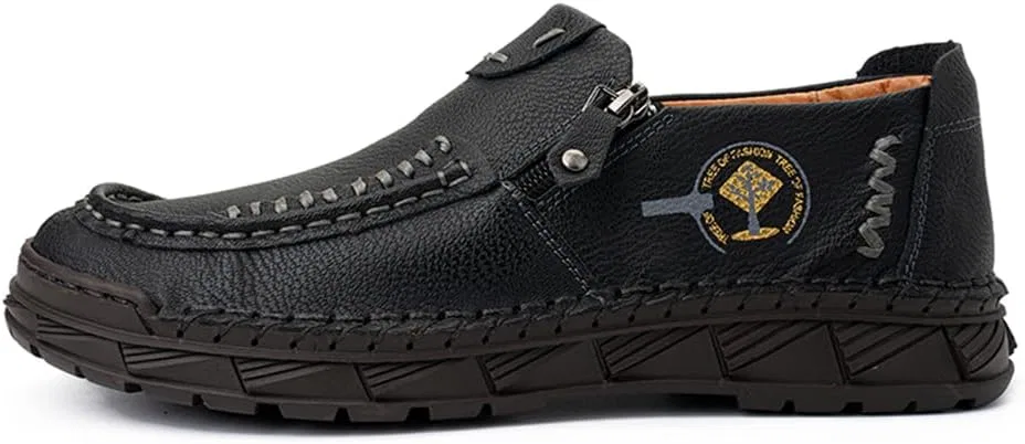Лоферы кожаные Driving Shoes, Black Abborora — фото 2