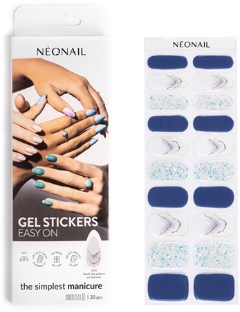 

Наклейки для ногтей NEONAIL Easy On Gel Stickers, M10 20 szt.