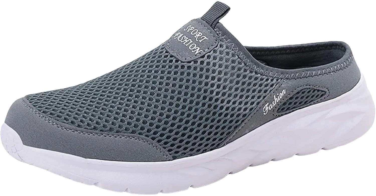 

Мужские повседневные слипоны IWIHMIV, кроссовки для бега, теннисные туфли для мужчин, мужские прогулочные туфли, легкие кроссовки, повседневная обувь, серый