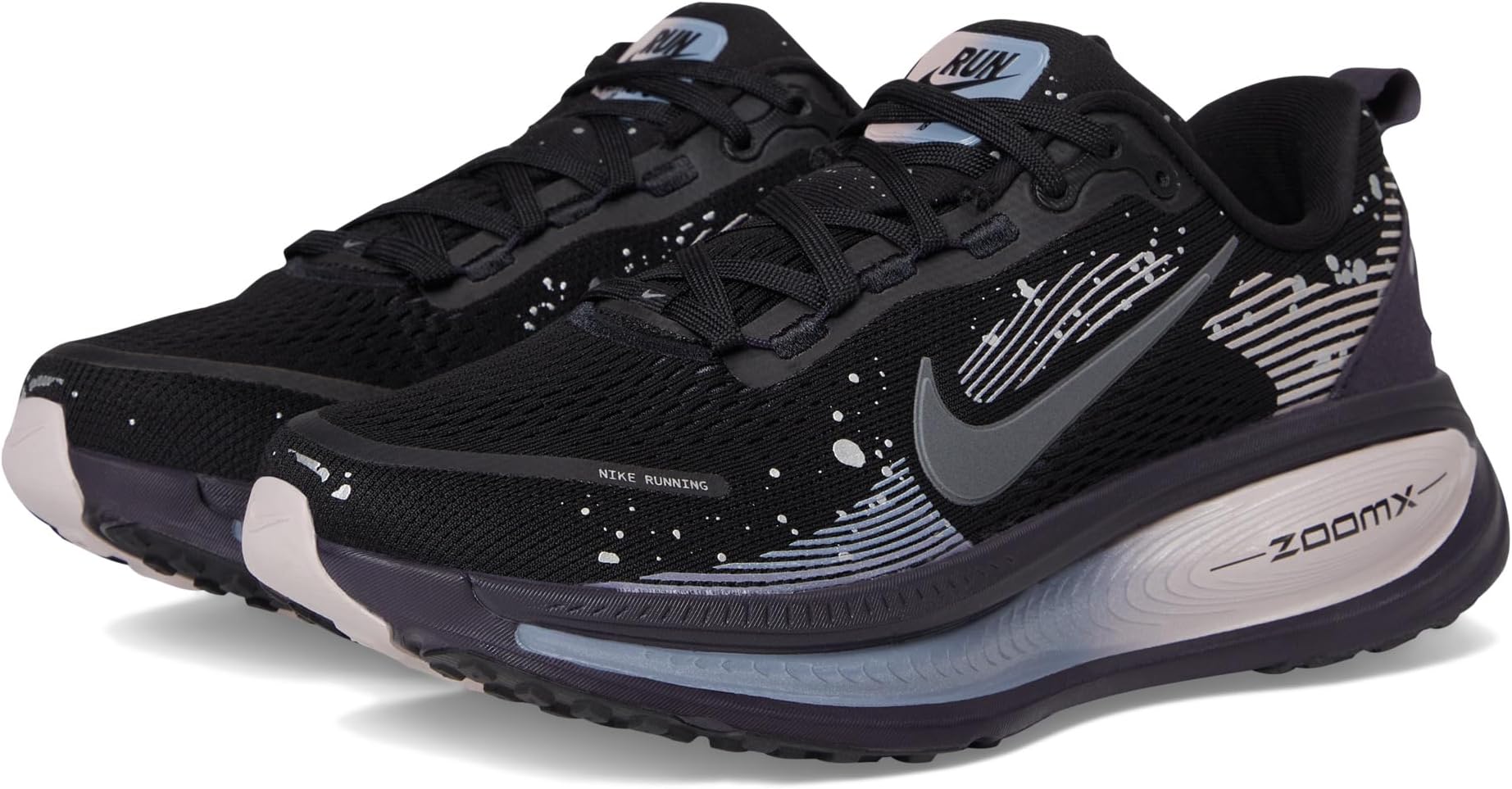 Кроссовки Nike Women's Vomero 18 SE, Black/Metallic Dark Grey/Cave Purple/Ashen Slate/Particle Rose