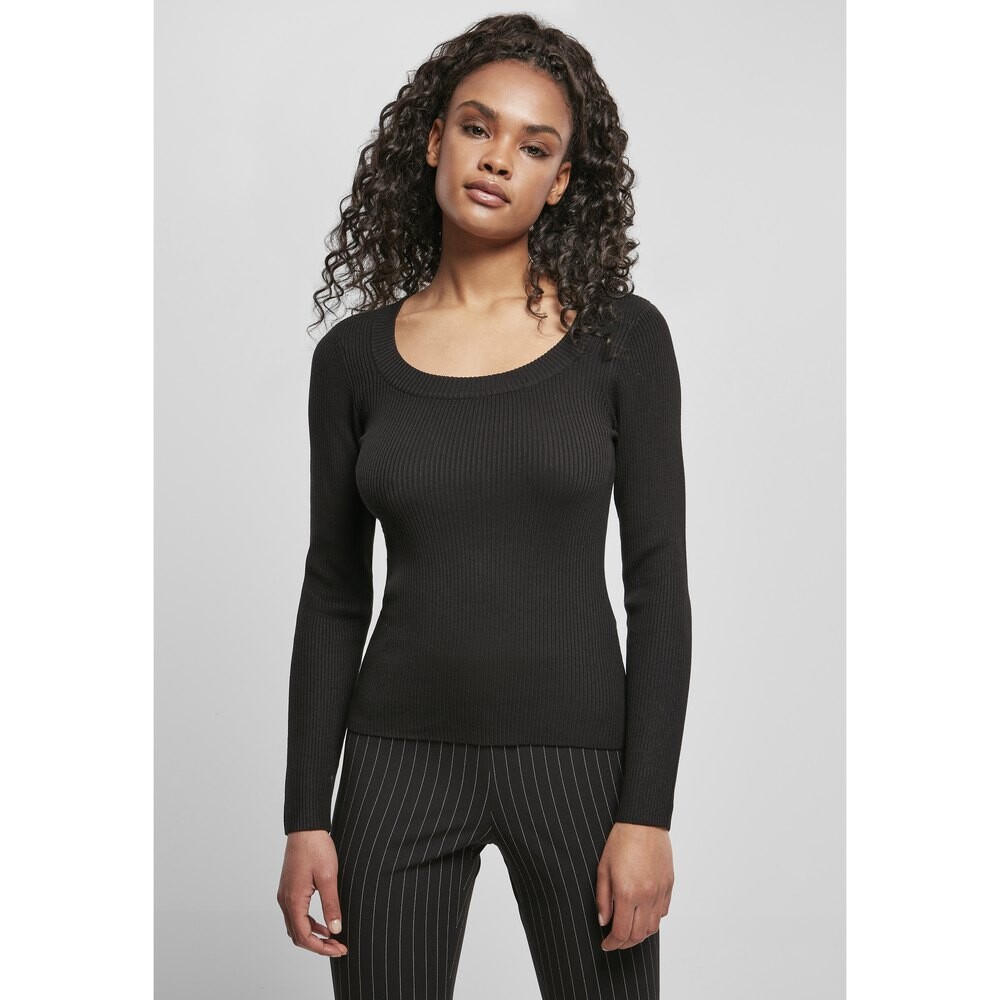 

Свитер Urban Classics Wide Neckline Big, черный