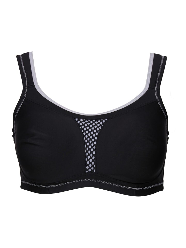 

Спортивные бюстгальтер Ulla Popken Sport BH, черный