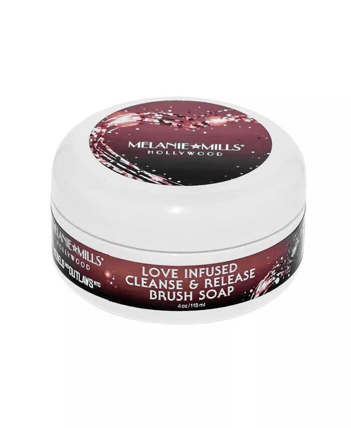 

Мыло для кистей Love Infused Cleanse & Release, 6,3 унции Melanie Mills Hollywood, цвет White