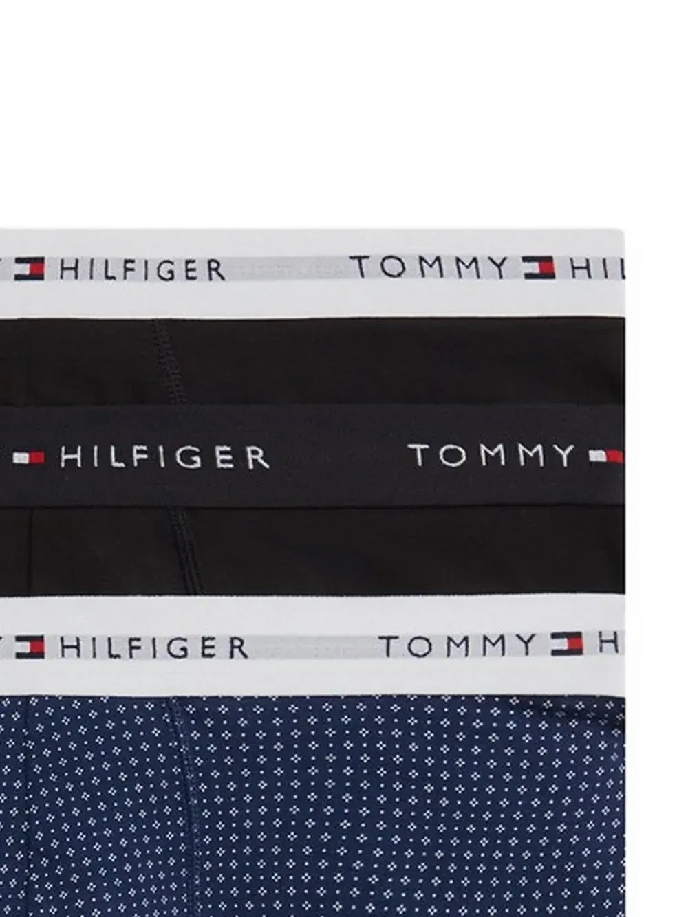 Комплект из трех боксеров с логотипом Tommy Hilfiger, синий — фото 2