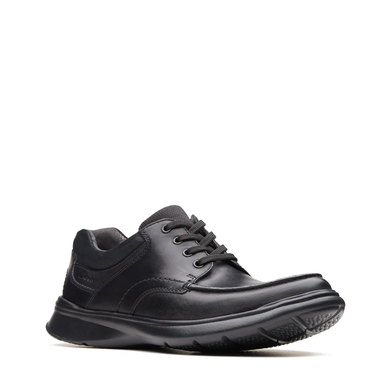 Дерби мужские из гладкой кожи Cotrell Edge Clarks, черный — фото 2