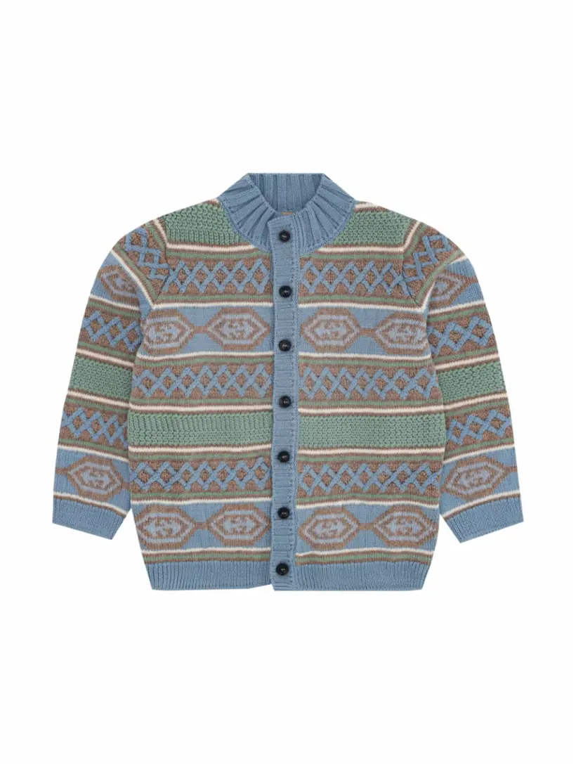 

Вязаный кардиган Interlocking G Gucci, мультиколор