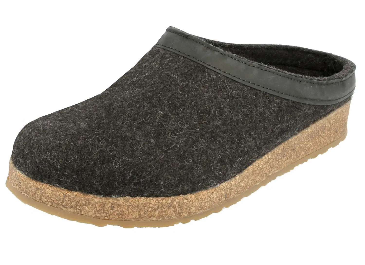 Тапочки, закрытый носок, HAFLINGER, графит