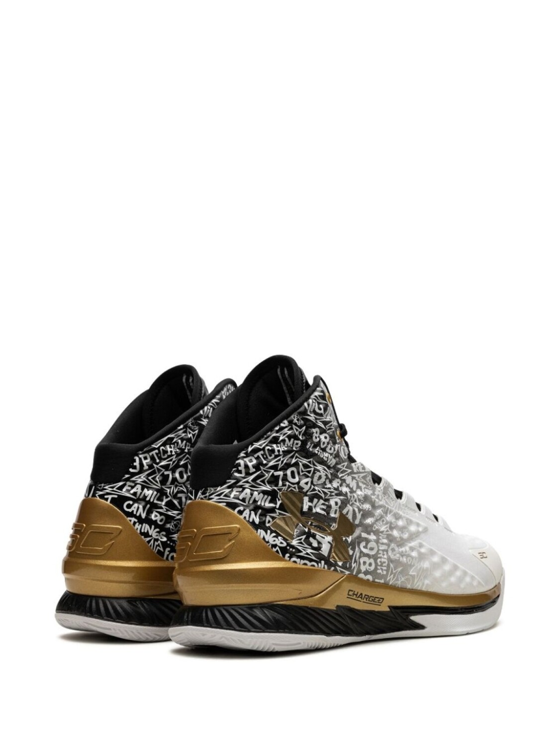 Кроссовки 'Back to Back MVP Pack 2023' из коллаборации с Stephen Curry Under Armour, черный — фото 4