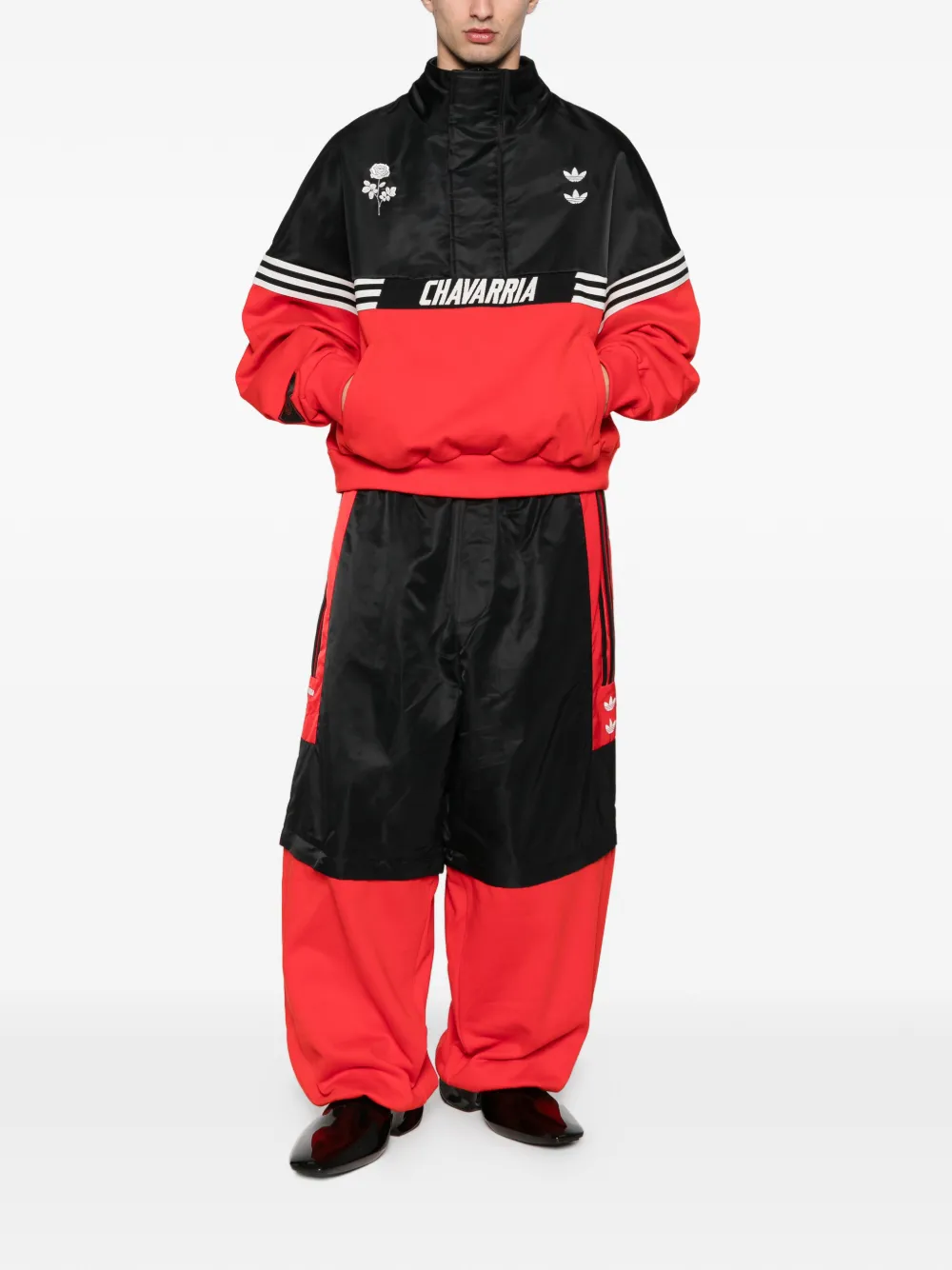 Контрастные спортивные брюки X Willy Chavarria Adidas, черный — фото 2