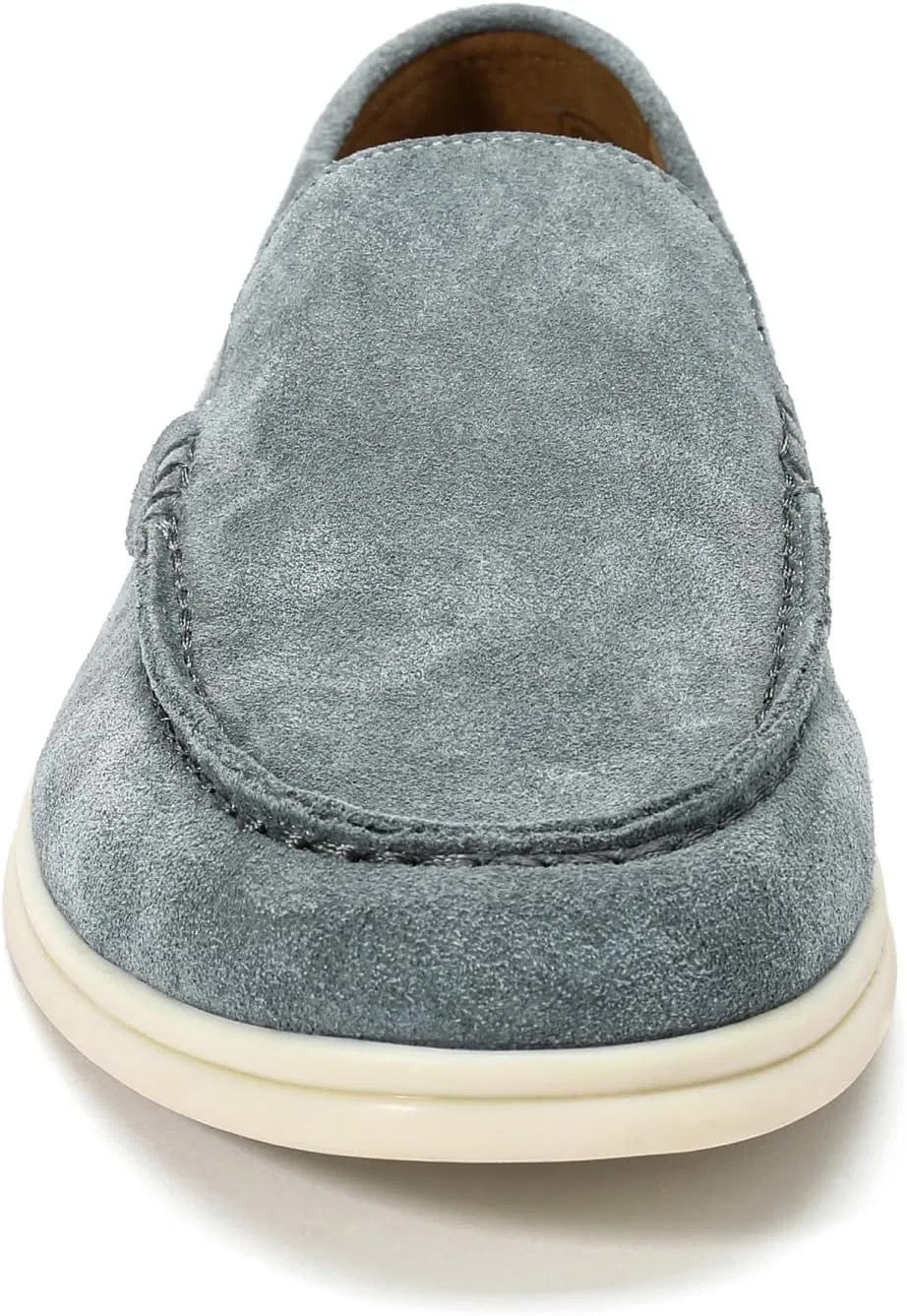 Allthemen Herren-Slipper из Wildleder, zum Reinschlüpfen, lässig, bequem, Пенни-лоферы для Herren, Grau — фото 4