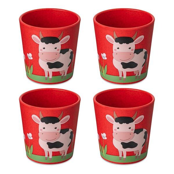 

Чашка connect cup s farm (4 шт.) Koziol, красный