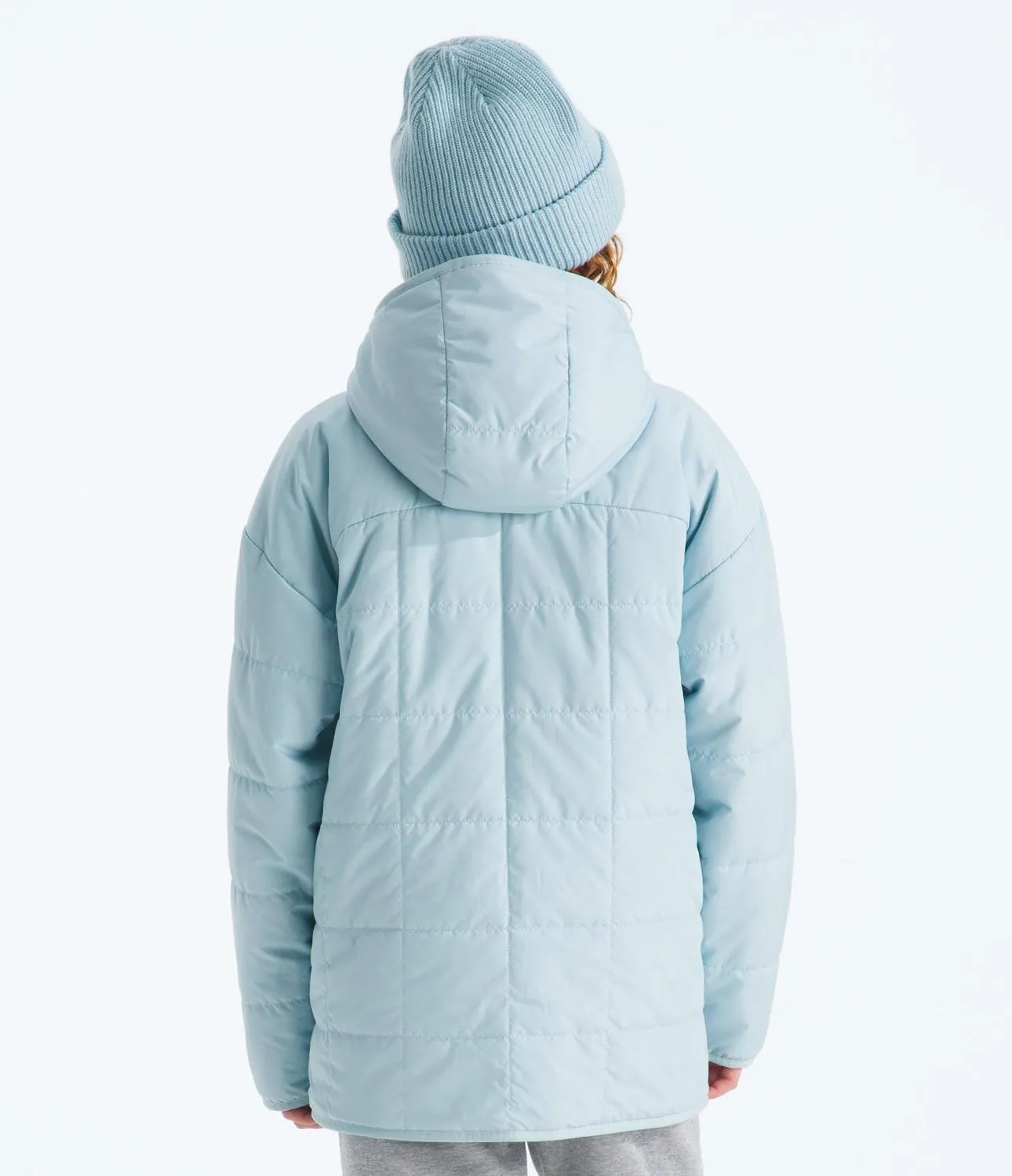 Двусторонняя утепленная короткая парка Shasta для девочек The North Face, Polar Haze — фото 3