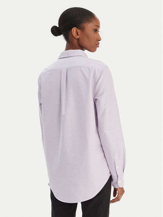 Рубашка relaxed fit 211970736506 Polo Ralph Lauren, фиолетовый — фото 3