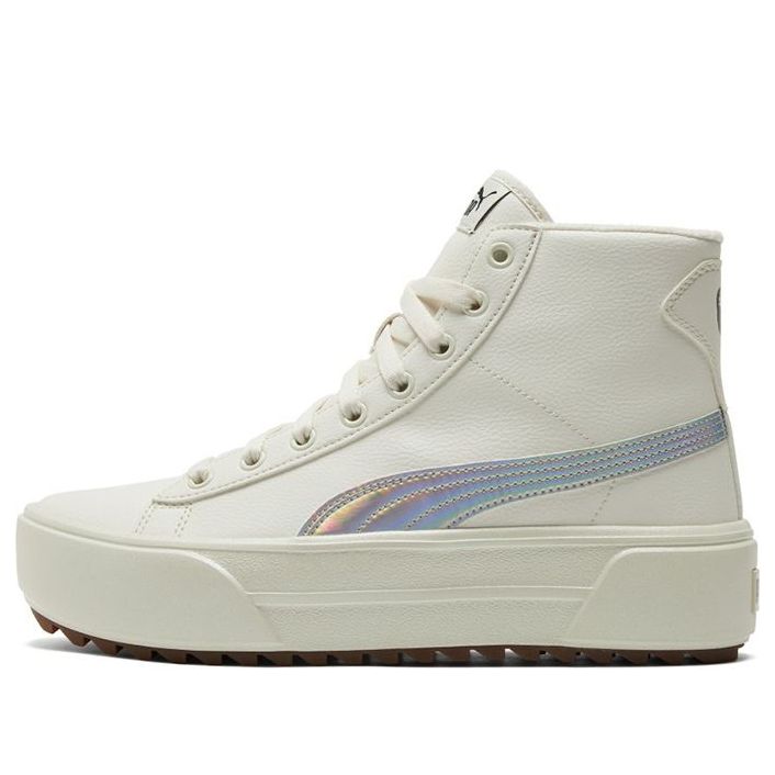 Кеды (WMNS) PUMA Kaia Mid 'Fur Iridescent', кремовый