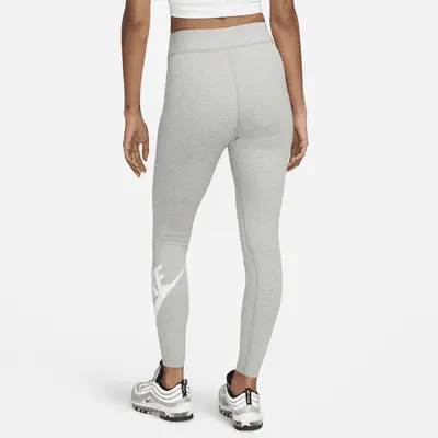 Леггинсы Nike Sportswear Classics, серый/белый — фото 2