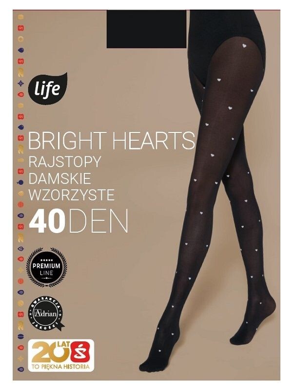 

Колготки Life Bright Hearts 40 DEN Nero , 2
