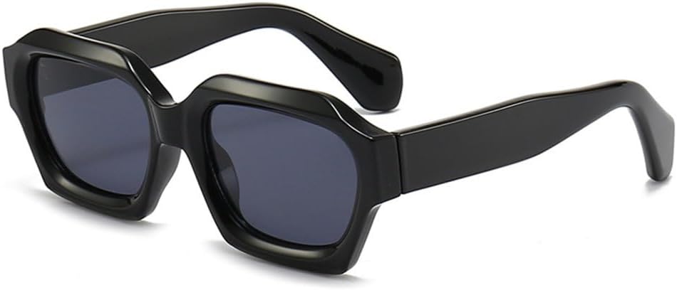 

Солнцезащитные очки MUTYNE неправильной квадратной формы для мужчин и женщин, модные мужские очки в стиле ретро, ​​многоугольные женские солнцезащитные очки UV400, Black