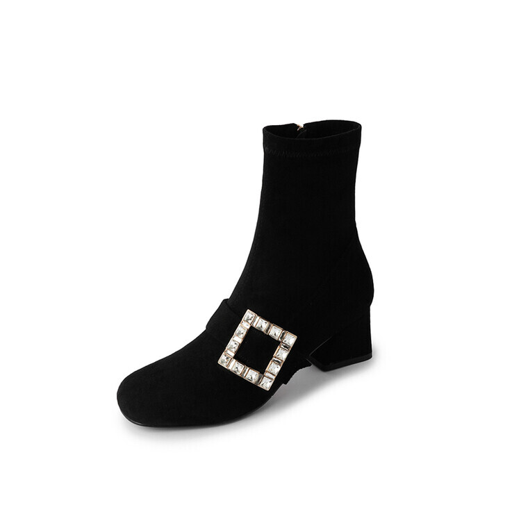 

Ботильоны женские Su Yanjiao, цвет Black square buckle