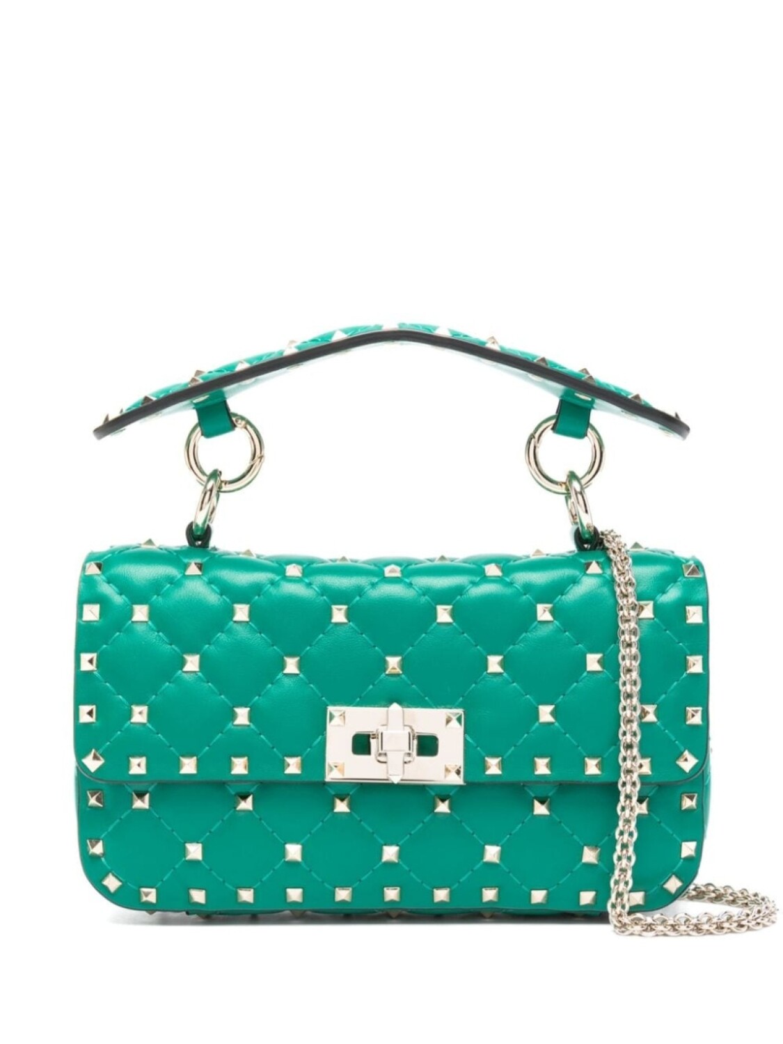 

Valentino Garavani маленькая сумка на плечо Rockstud Spike, зеленый