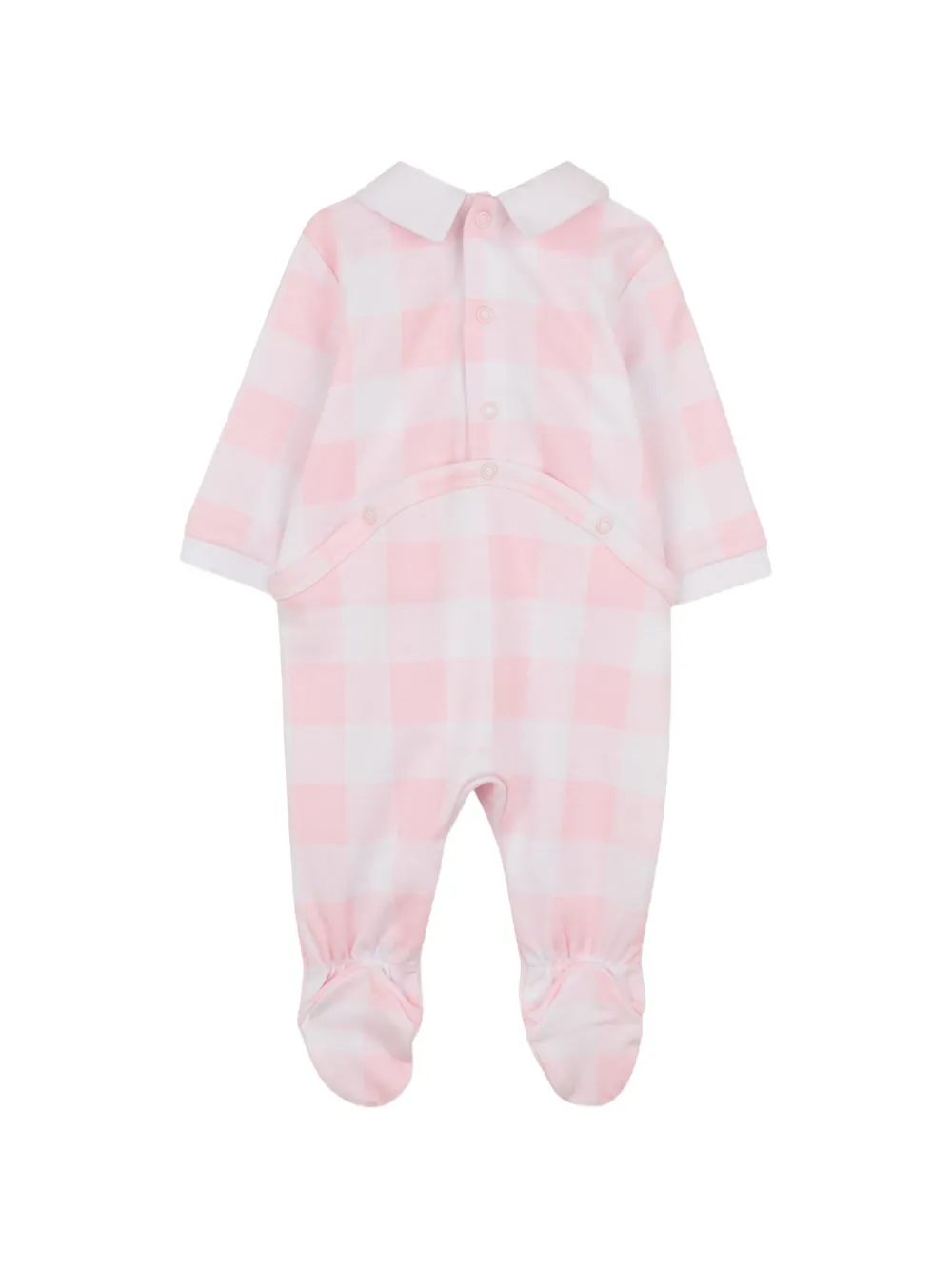 Клетчатый комплект для новорожденного Marc Jacobs Kids, розовый — фото 4