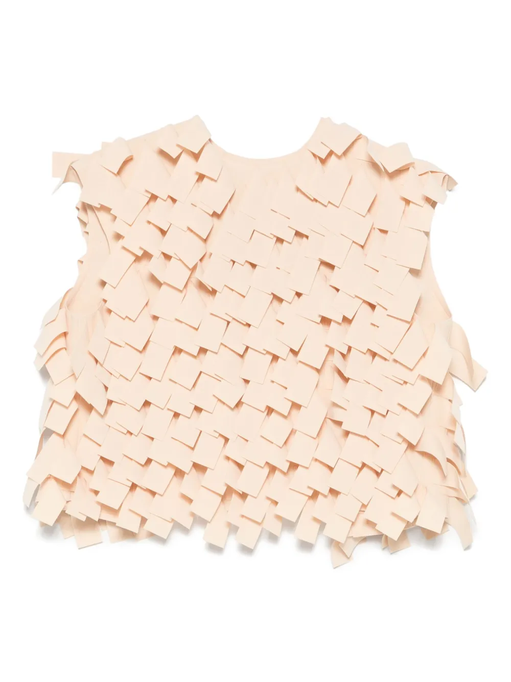 

Укороченный топ с бахромой A.W.A.K.E. Mode, нейтральный