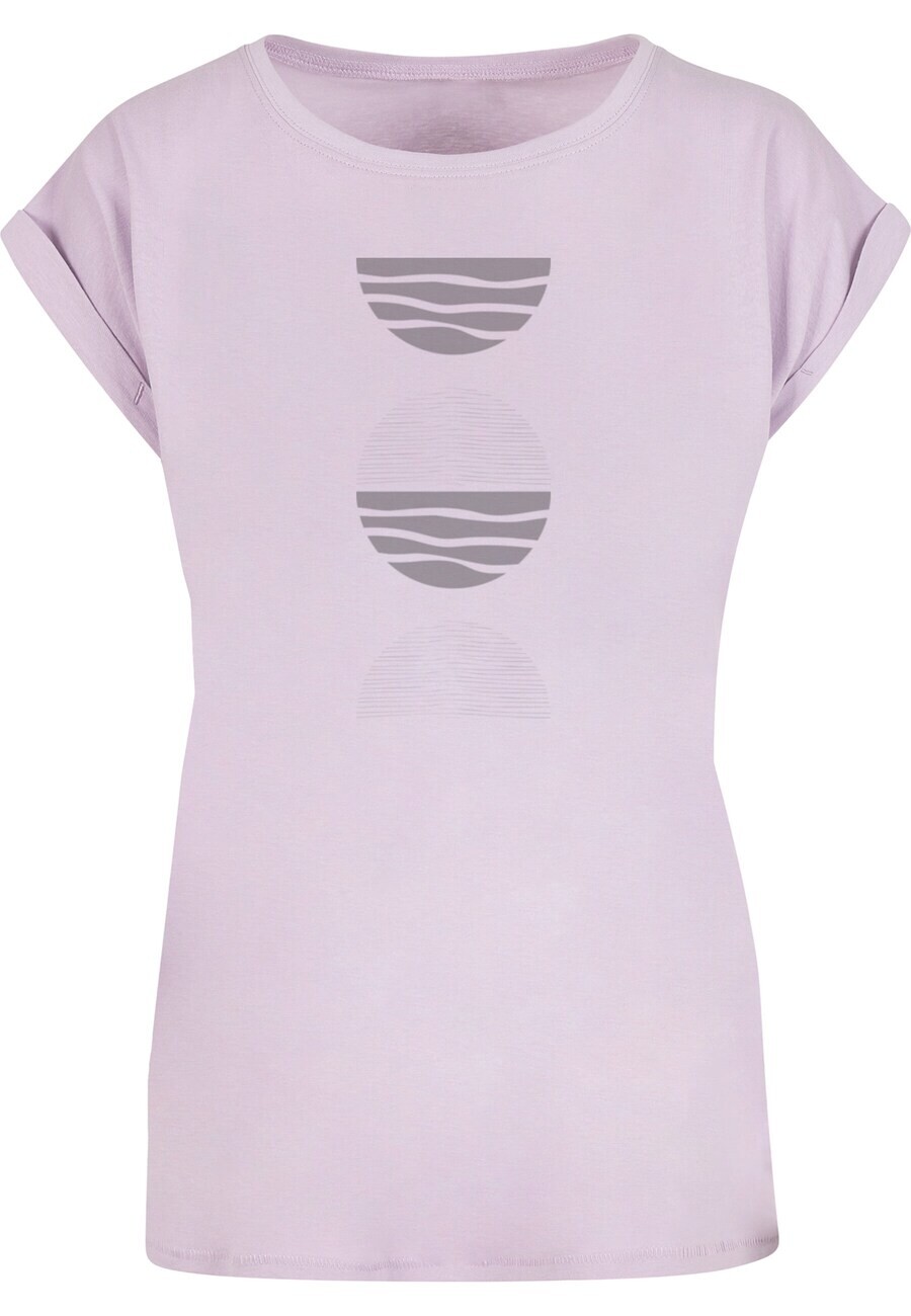 

Футболка Merchcode Shirt Abstract Waves, лавандовый