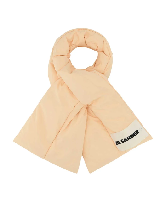 

Яркий шарф из полиэстера Jil Sander, розовый