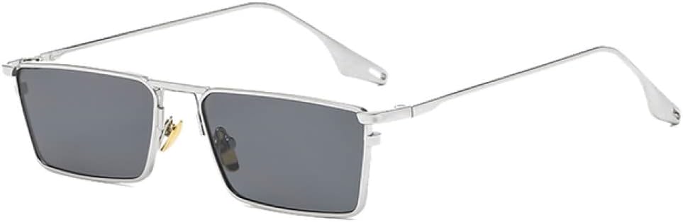 

Женские спортивные очки с металлическими линзами в винтажной оправе, защита от ультрафиолета UV400, маленькие прямоугольные солнцезащитные очки. Мужские очки generic, 3